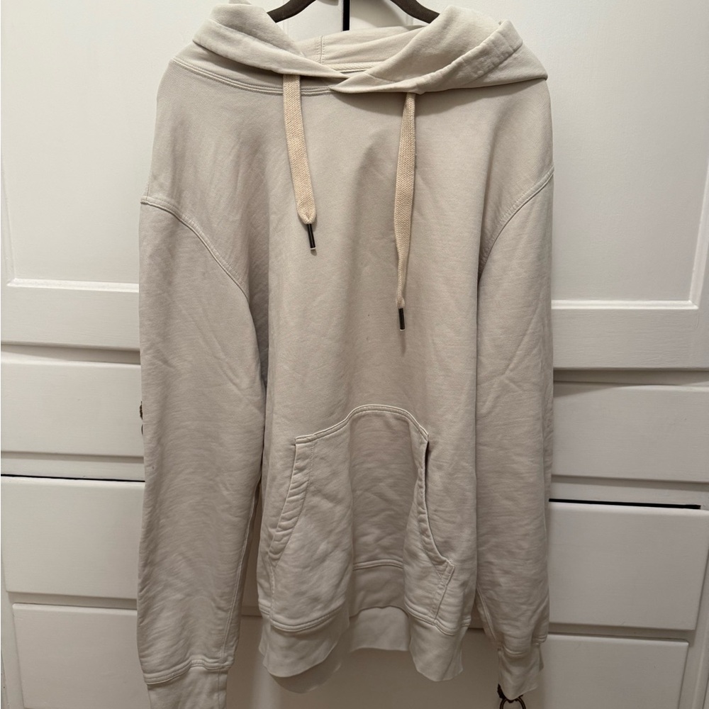 Men's Cream Hoodie Sweater